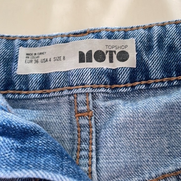 Topshop Moto Denim Skirt - Picture 5 of 5